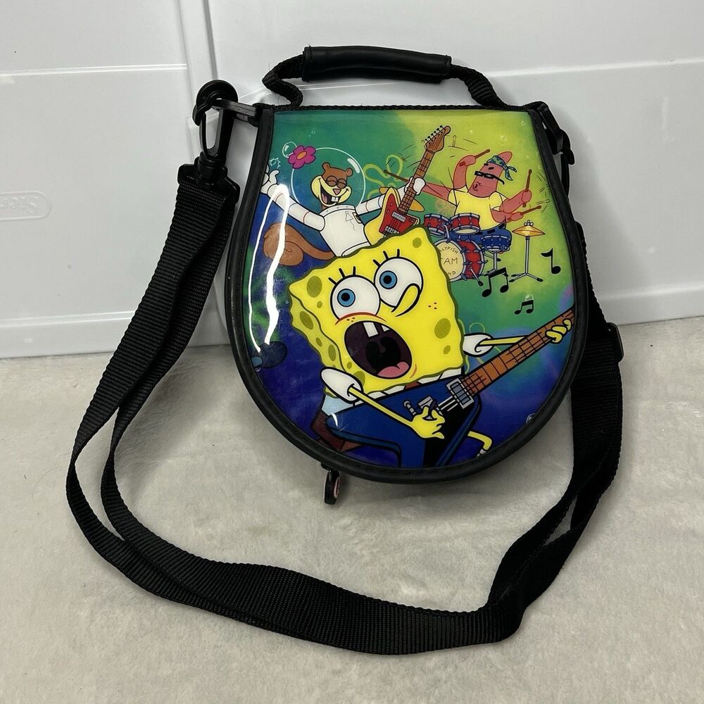 Vintage 2002 Spongebob Squarepants CD Case 24 Disc Binder Storage Holder